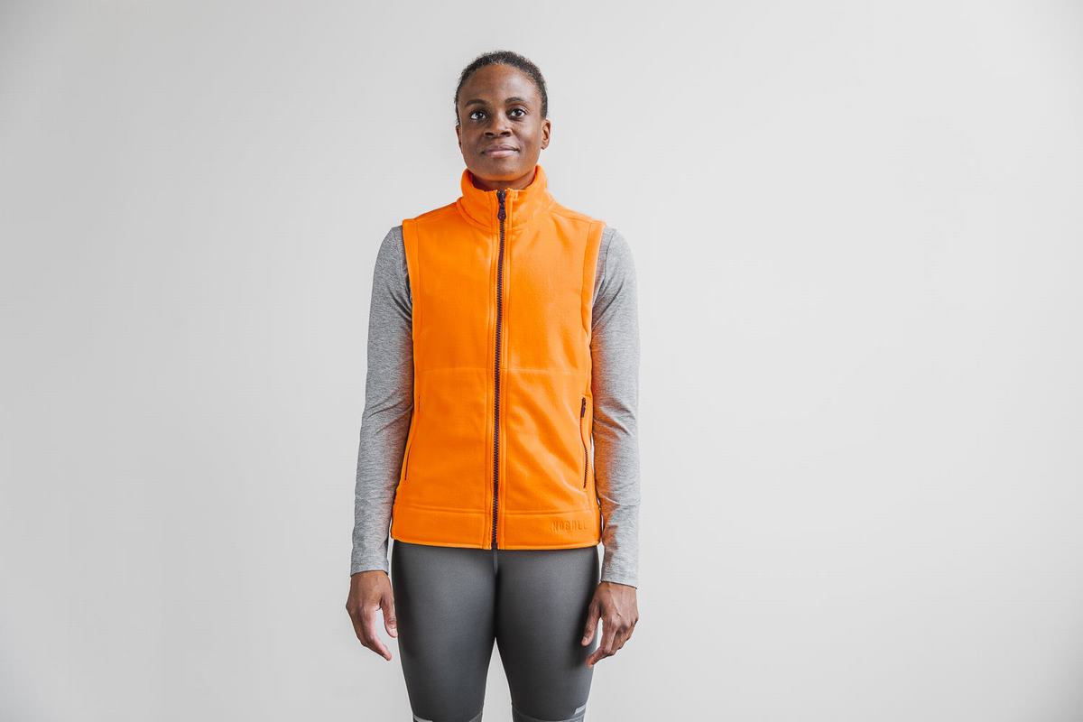 Nobull Arctic Neon Women\'s Vest Orange | Australia (NW6153)